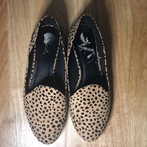 Cheetah print flats
